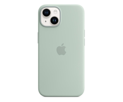 Etui do telefonów APPLE do iPhone 14 Plus Silicone Case with MagSafe - Succulent